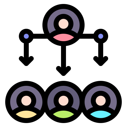 organizzazione Generic Outline Color icona