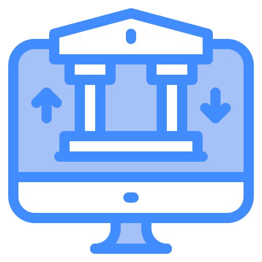 banca por internet Generic Blue icono