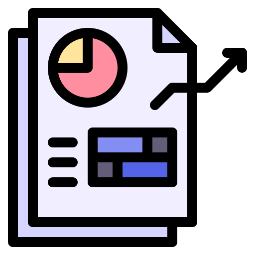 보고서 Generic Outline Color icon
