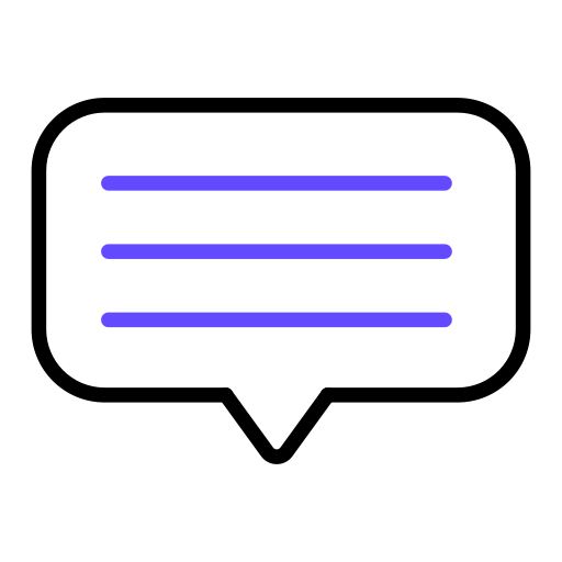 チャット Generic Outline Color icon