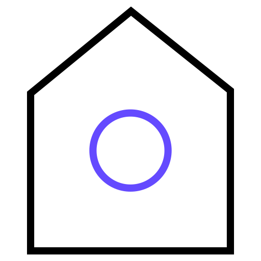 ホームボタン Generic Outline Color icon
