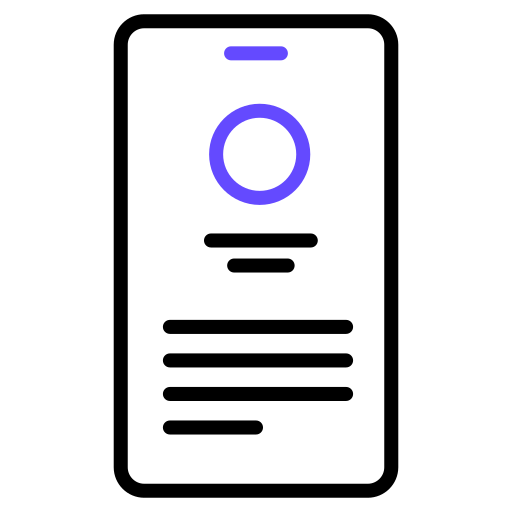プロフィール Generic Outline Color icon