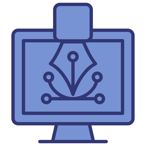 ウェブデザイン Generic Blue icon
