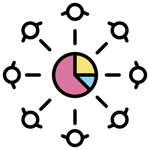 ビッグデータ Generic Outline Color icon