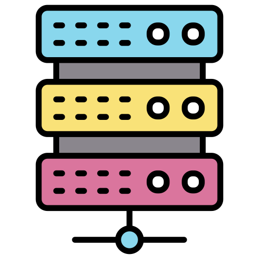 Data center Generic Outline Color icon