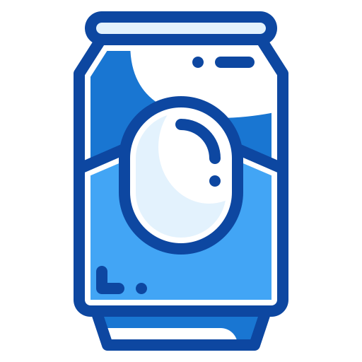 canette de bière Generic Blue Icône