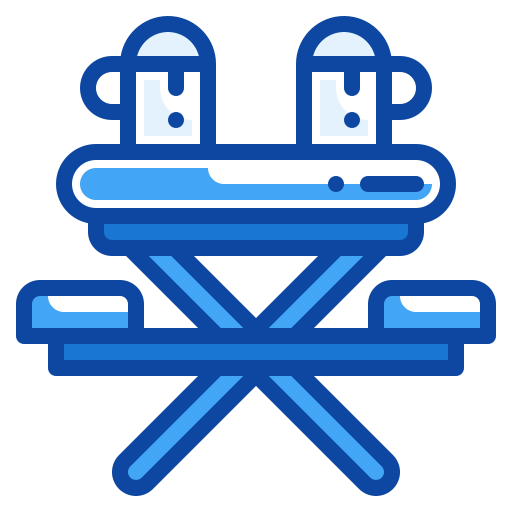 ベンチ Generic Blue icon