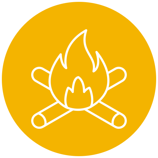 Campfire Generic Flat icon