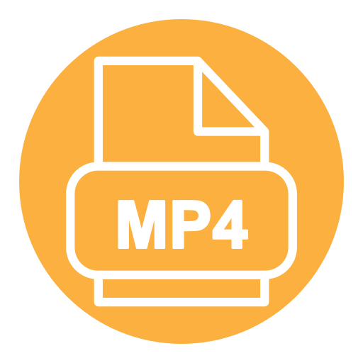 mp4 Generic Flat ikona