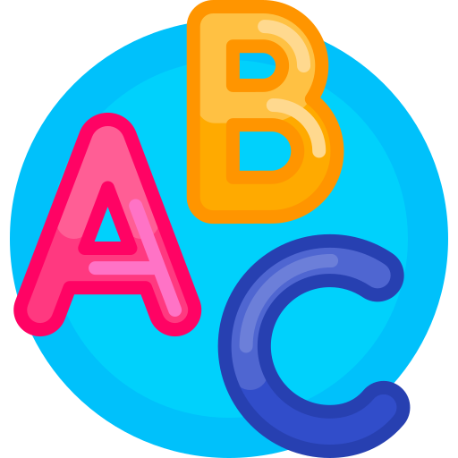 abc Detailed Flat Circular Flat icon
