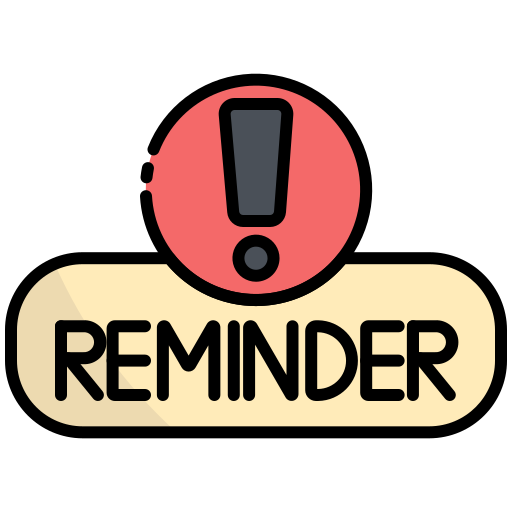 Reminder Generic Outline Color icon