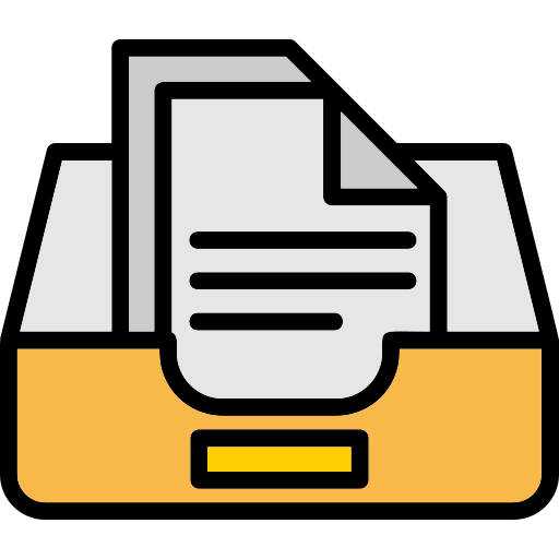 Document Generic Outline Color icon