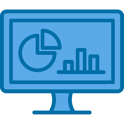 Statistics Generic Blue icon