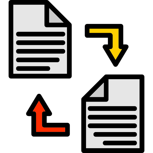 Data exchange Generic Outline Color icon