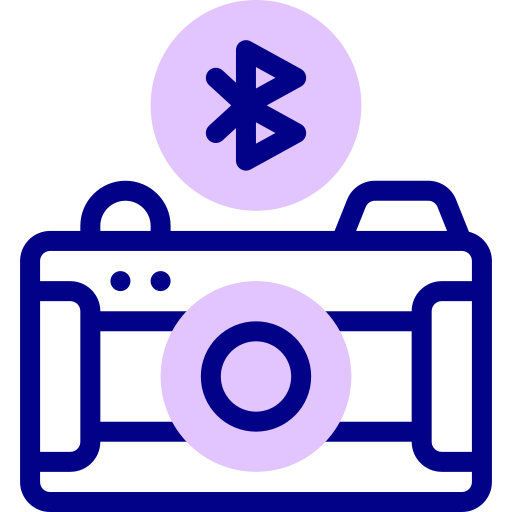 카메라 Detailed Mixed Lineal color icon