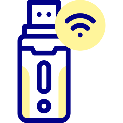 usb Detailed Mixed Lineal color icoon