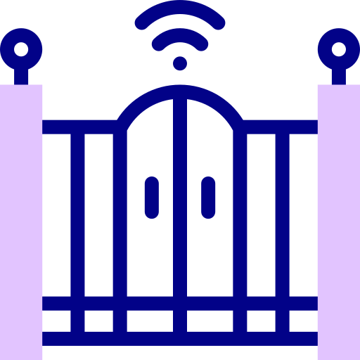portão Detailed Mixed Lineal color Ícone