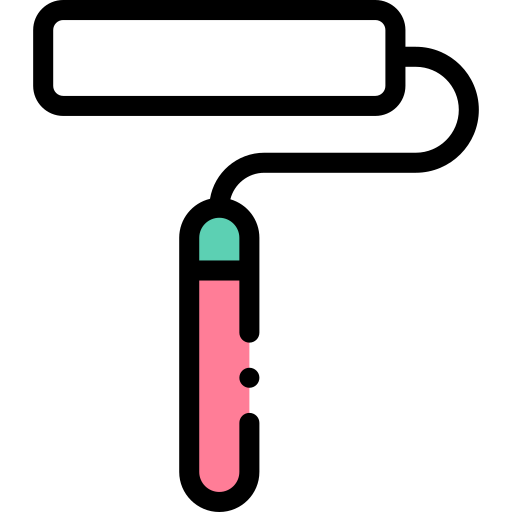 rouleau Detailed Rounded Lineal color Icône