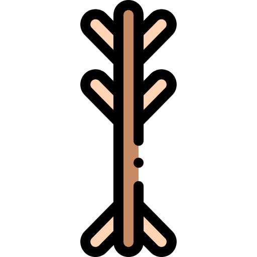 ハンガー Detailed Rounded Lineal color icon