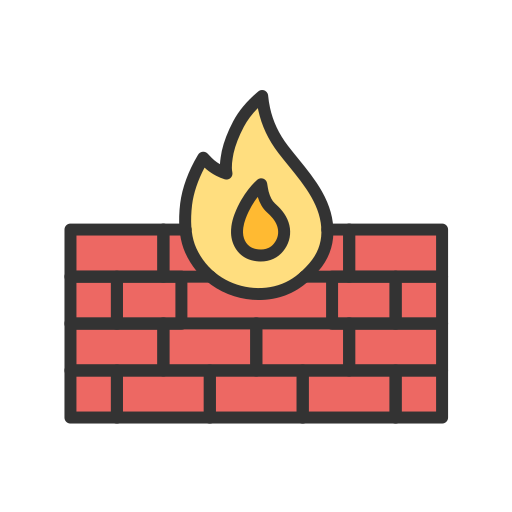 firewall Generic Outline Color icon