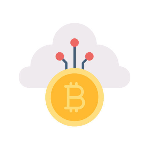 Cloud mining Generic Flat icon