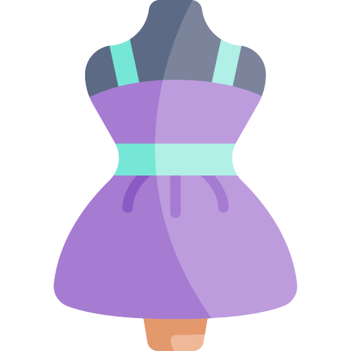 ドレス Kawaii Flat icon