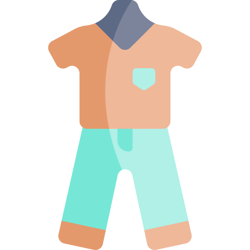 Мужская одежда Kawaii Flat иконка