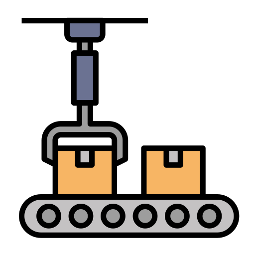 Factory machine Generic Outline Color icon