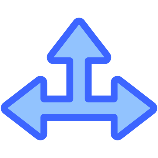 Три пути Generic Blue иконка