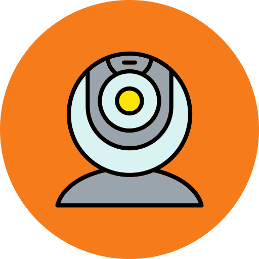 Web Camera Generic Outline Color icon