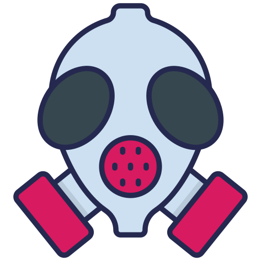 Gas mask Generic Outline Color icon