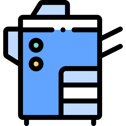 Photocopier Detailed Rounded Lineal color icon
