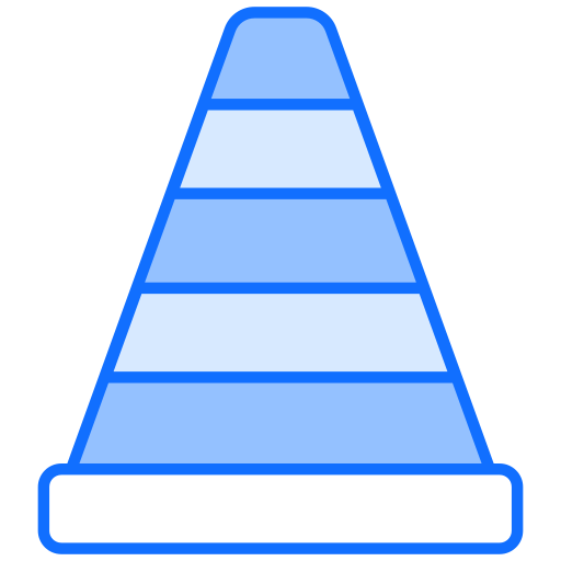 Cone Generic Blue icon