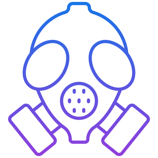 gasmasker Generic Gradient icoon
