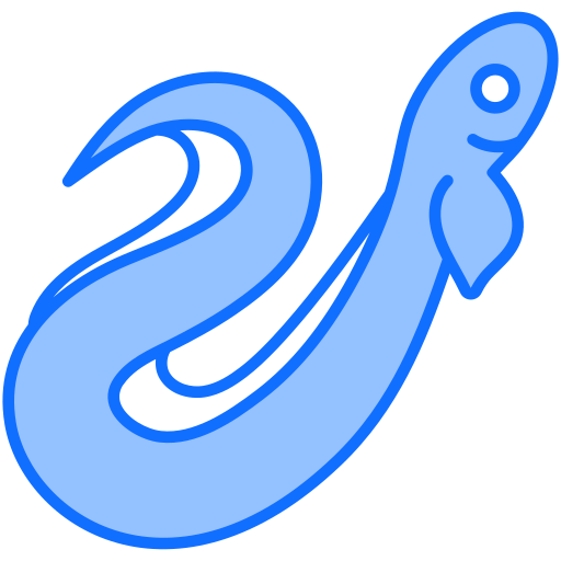 うなぎ Generic Blue icon