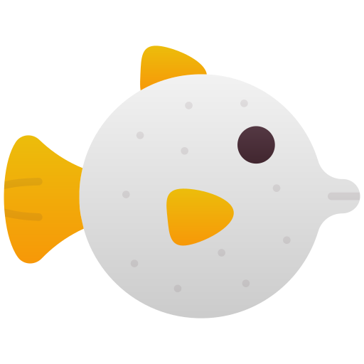 pesce palla Generic Flat Gradient icona
