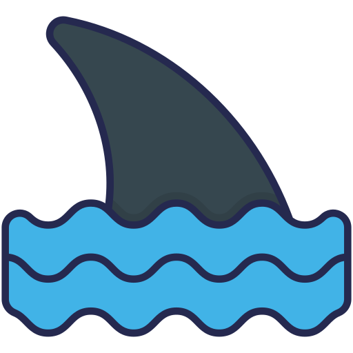 rekin Generic Outline Color ikona