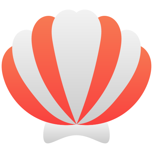 Scallop Generic Flat Gradient icon