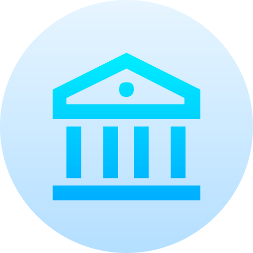 bank Generic Flat Gradient ikona