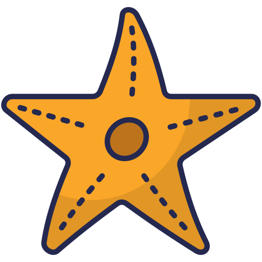 estrela do mar Generic Outline Color Ícone
