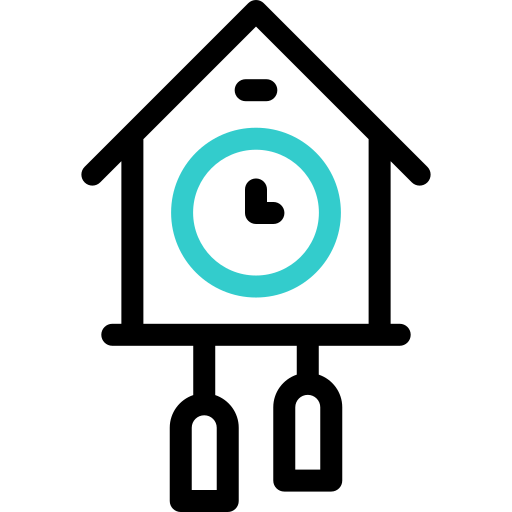 Часы с кукушкой Basic Accent Outline иконка