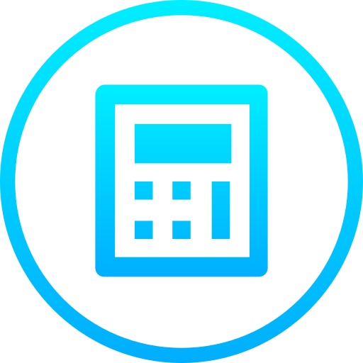 Calculator Generic Gradient icon