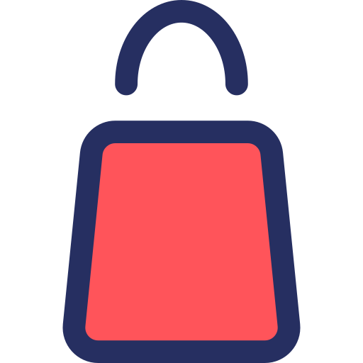 Shopping bag Generic Outline Color icon