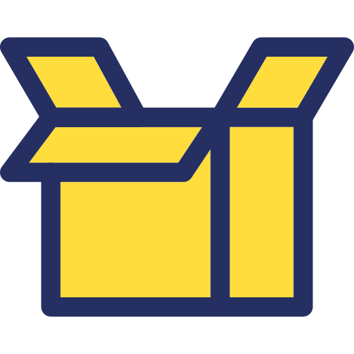 Open Box Generic Outline Color icon