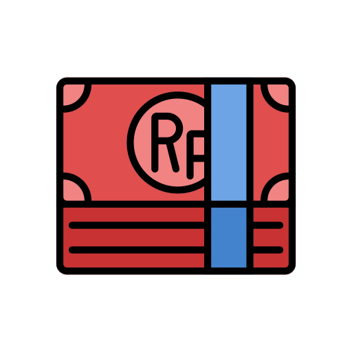 rupia Generic Outline Color ikona