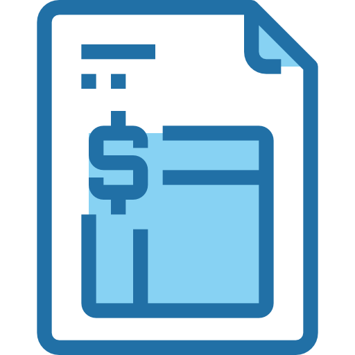 Financial Accurate Blue icon
