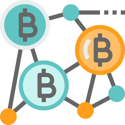 Bitcoin Becris Flat icon