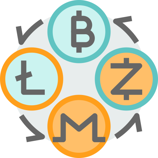 kryptowährung Becris Flat icon