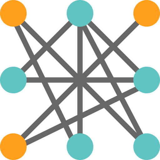 Network Becris Flat icon