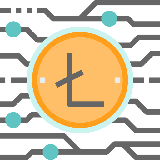 Litecoin Becris Flat icon